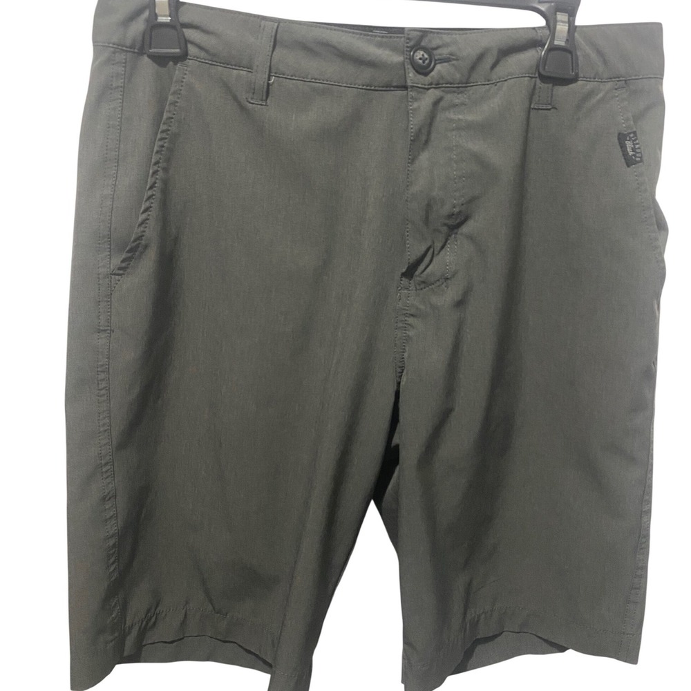 Nitrous Black‎ Hybrid Shorts Mens 32 Dark Gray Excellent Stretch Walk Shorts